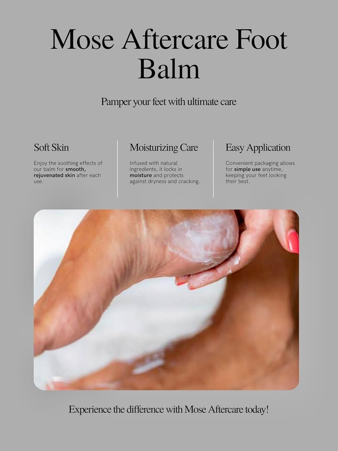 Mose Aftercare Foot Care Balm (50g) 100% Organic & Hand Made